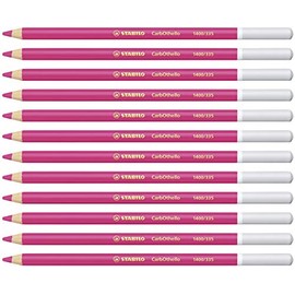 STABILO 1400/335"Carb0thello Chalk-Pastel" Colouring Pencil - Magenta (Pack of 12)