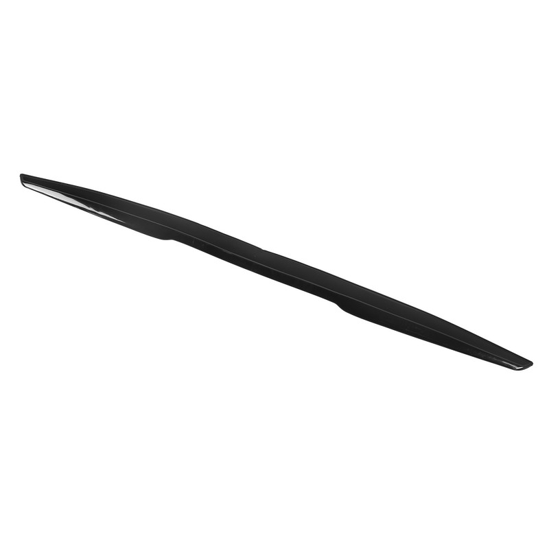 Rear Trunk Spoiler 113.5x7cm Rubber Black Universal Exterior Trim for