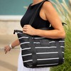 Stripe Beach Totes Bags for Women for Work - Travel