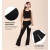 Lilax Girls Flare Leggings Dance Bottoms High Waisted Bootcut Yoga