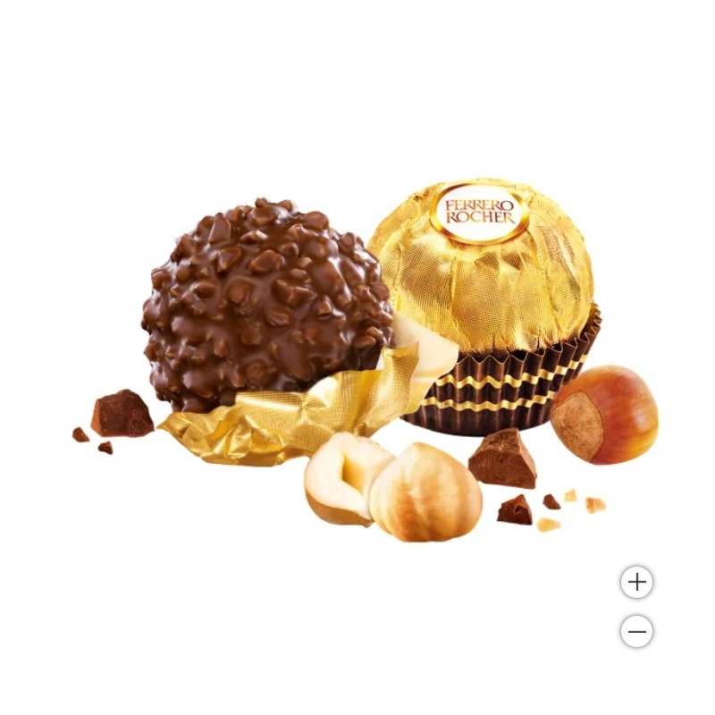 Ferrero Rocher, Milk Chocolate Hazelnut Candy, 21.2 oz, 48 Count
