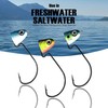 Reaction Tackle Swimbait Swing Jig Heads Blue Gizzard 3/4
