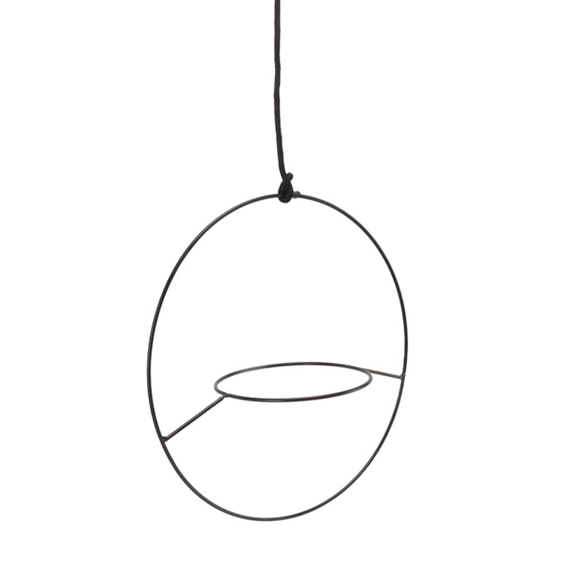5pcs Hanging Planter Holder Rust Proof Decorative Metal Hanging Flower