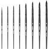 Nicpro 8pcs Watercolour Paint Brushes, Round Pointed Tip Paint Brush