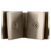 C.R. LAURENCE SGC90BN CRL Brushed Nickel Square 90 Degree Glass-to-Glass
