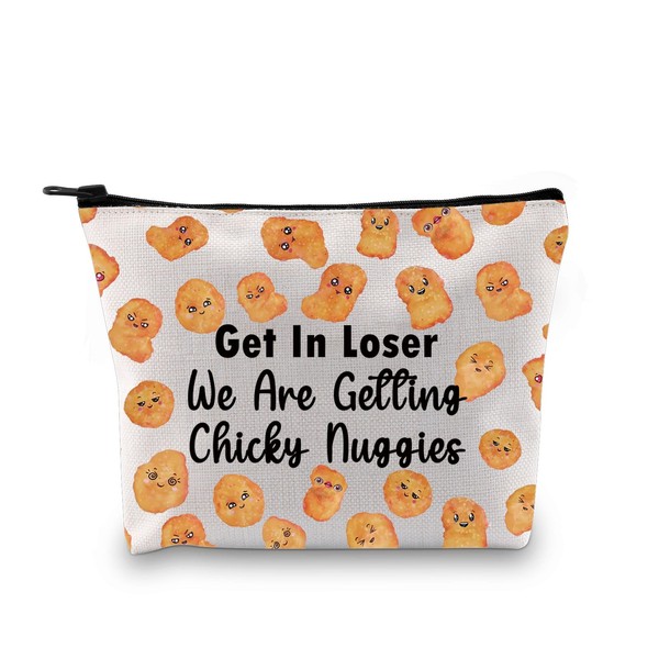 Funny Chicken Nuggets Makeup Bag Alien Fans Gift Get in