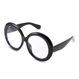FEISEDY Oversized Blue Light Blocking Glasses B2997 + Thick Glasses Square Fake Frame B0241
