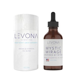 Levona Scent Essential Oil - Fresh Aroma for Home, Office, Hotel & Spa, Ideal for Humidifiers & Diffusers, Hotel Fragrance with Lemon & Green Melon - 120ml / 4 fl oz, Mystic Mirage