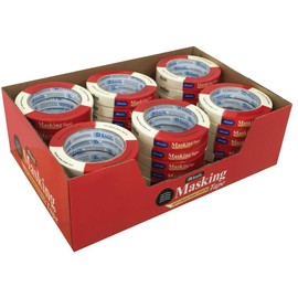 BAZIC General Purpose Masking Tape 0.71" X 2160" (60 Yards), Paper Tape Painting Decorating Labeling Art Crafts for Home Office, 36-Pack