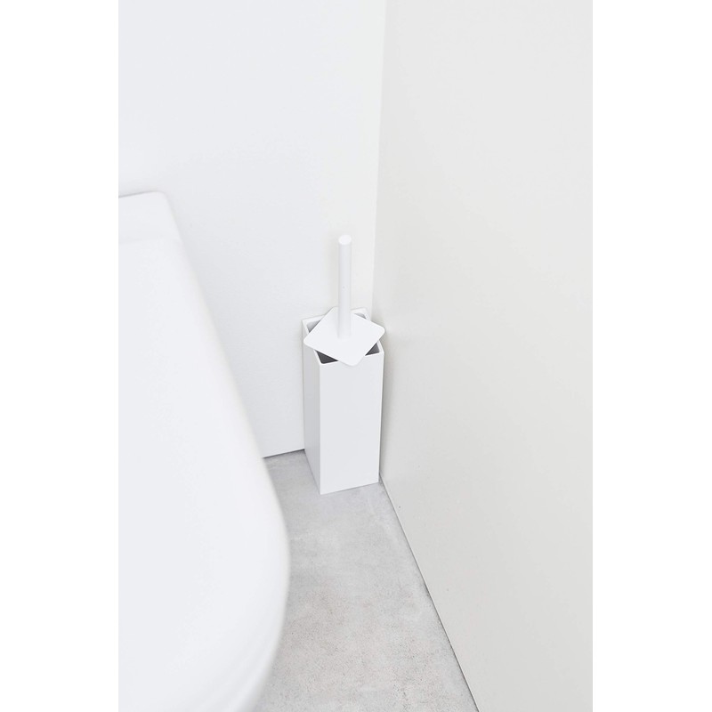 Tidy (Tidy) PlaTawa for Toilet, Compact Toilet Brush, Clear, Good