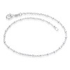 Materia SA-119 Women's Fine Bracelet 925 Silver Cube Chain Filigree