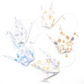 Window Garland Baby Room Gift Baby Shower Gift with Meaning Lucky Charm Gift Origami Garland Decorative Garland Wall Decoration Garland Gift Housewarming