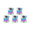 Chooee Single/Double Bike Chainring Bolts, M8 Bicycle Chain Ring Bolts