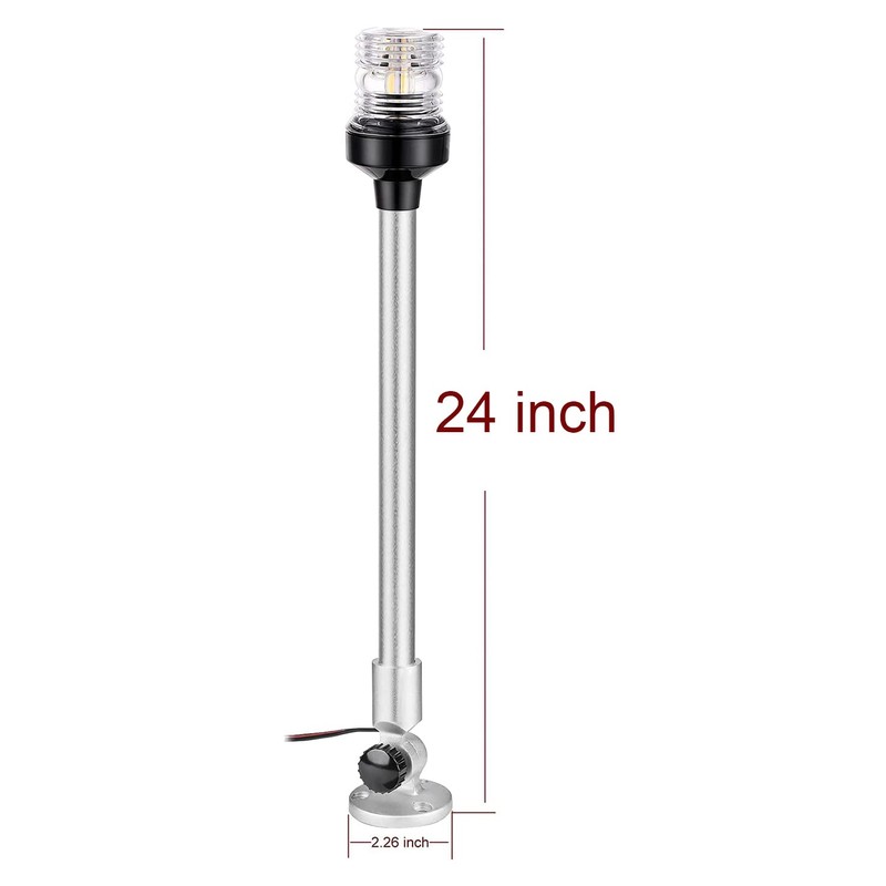 24 inch 3 Nautical Mile Navigation Anchor Lights All Round