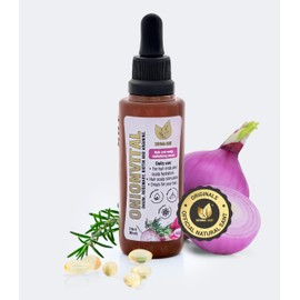 Natural sant Onionvital Hair Serum with Onion, Rosemary, Biotin & Arginine – Hydrating Serum for Scalp & Hair Care, 60ml