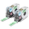 Phomemo A30 P15 Luminous Label Tape, Black on Glow-in-The-Dark Labels,