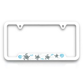 Baron Jewelry Turtles of The Sea License Frame - Qty 1 UV Printed Quality Plastic