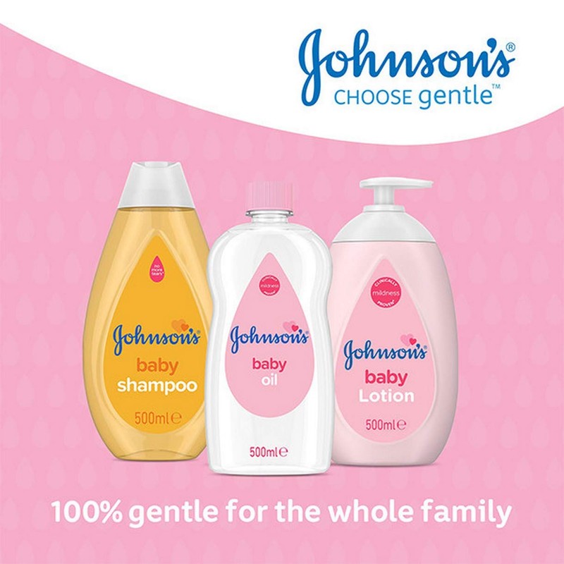 JOHNSON'S - Baby Oil, (1 X 500 ML)