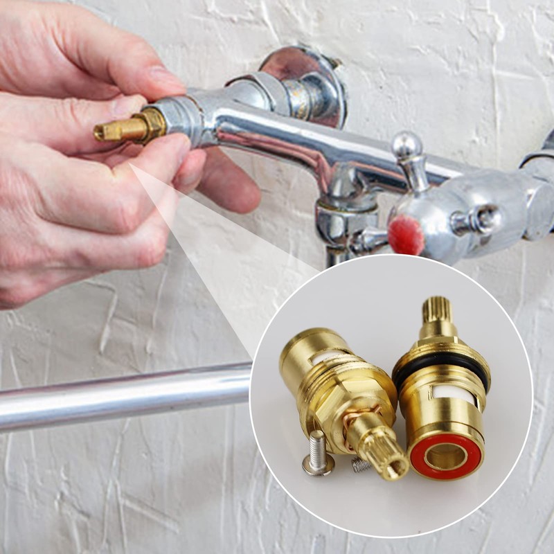 2 Sets Replacement Bathroom,Tap Indices Hot and Cold Inserts, Kitchen