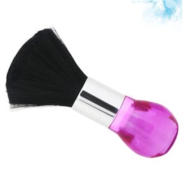 FRCOLOR Useful Hair Salon Brush for Men and Women Portable Hair Styling Tool with Handle Lightweight Neck Duster and Grooming Random Color