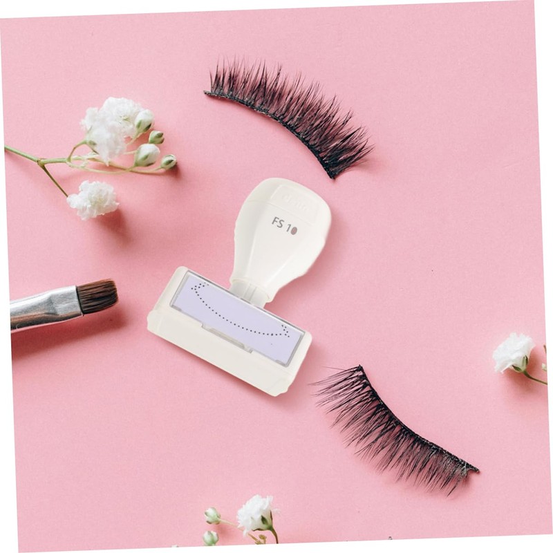 FOMIYES 2pcs Eyelash Stamps Makeup Tools for Accurate Lash Application