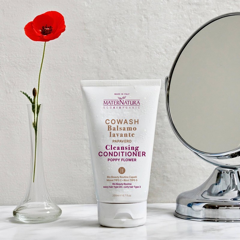 Maternatura, Cowash for Hair with Poppies, Cleansing Conditioner, Organic Beauty