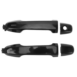 4Pcs Exterior Door Handle Easy Installation Comfortable Grip Outside Door Handle Replacement for Toyota Camry 2012 to 2017 Front Left Right  6921106090, 6921706370