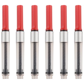 WHYHKJ 6PCS Fountain Pen Ink Cartridge Converter Refillable Standard Ink Plunger Converter Universal Fountain Pen Ink Converter