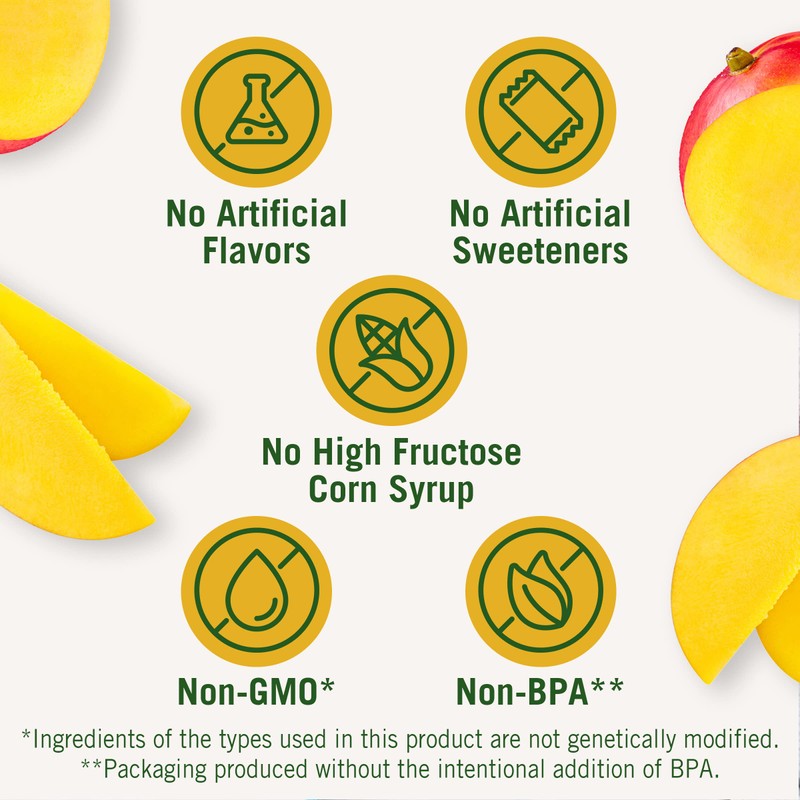 DEL MONTE Diced Mango FRUIT CUP Snacks in 100% Fruit