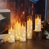 kakoya Flameless LED Candles with Timer 5 Pc Flickering Flameless