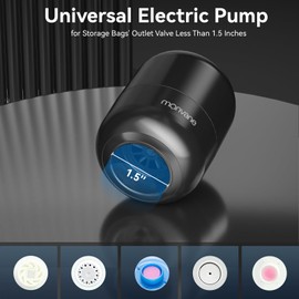 Electric Pump for Vacuum Storage Bags, 5000PA Portable Travel Vacuum Pump for Storage Bags, Space Saver Vacuum Storage Bag Pump for Compression Clothing, Blanket, Luggage (Storage Bag Not Included)