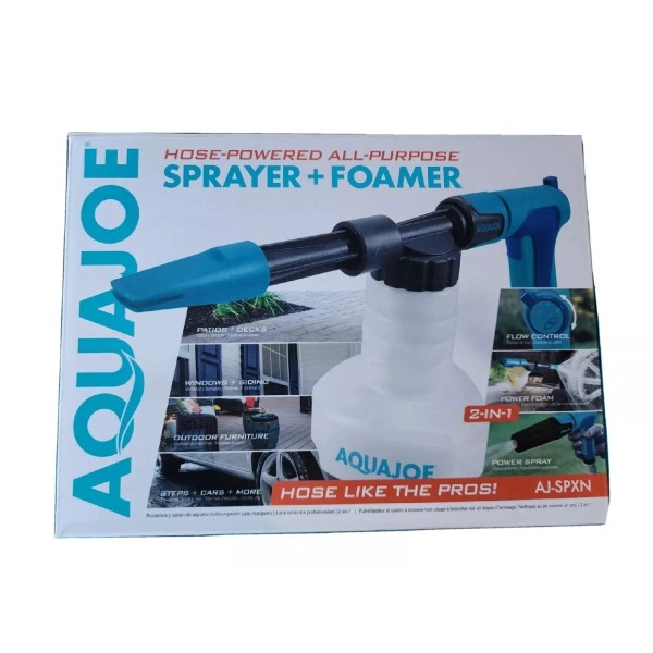 Aqua Joe AJ-SPXN 2-in-1 Hose Powered All Purpose Adjustable Power