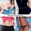 6 Pcs Gold Waist Chain Body Chain Belly Chain Body