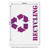 Recycling Sign Stencil - Recycle Symbol Stencil Temlate - 17