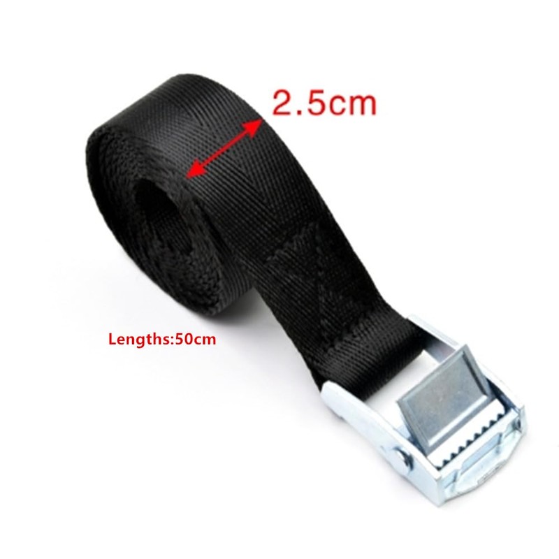 Heavy Duty Tensioning Belts, 2.5cm x 50cm, Strap with Buckle,