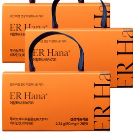 Ialhana ERHANA ERr731 Menopausal effect, balance for middle-aged women, simple intake nutritional supplement, 28 tablets, 12 weeks worth / 이알하나 ERr731 갱년기 효능 중년여성 밸런스 간편섭취 영양제 28정 12주분