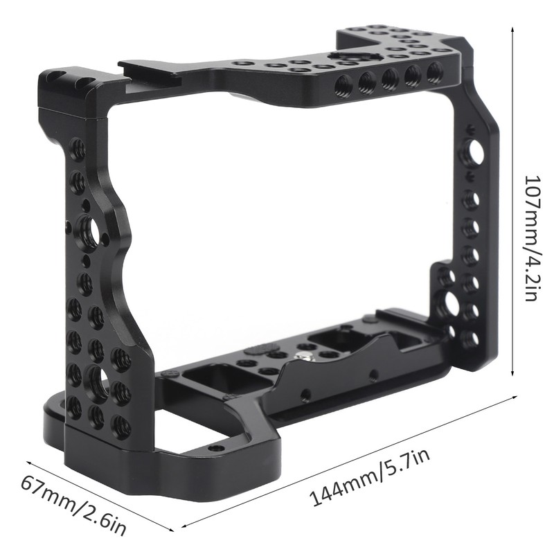 Camera Video Protective Cage Aluminum Alloy Shooting Extension Bracket for