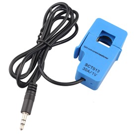 HALJIA SCT-013-000 Non-Invasive AC Current Sensor Split Core Transformer 30A 1V for Arduino Project, SCT013-000 Non-invasive Split Core Current Transformer Sensor (30A 1V)