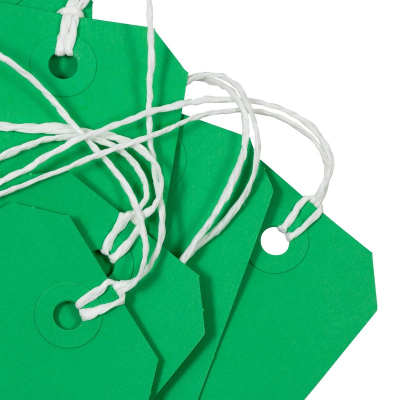 JAM PAPER Gift Tags with String - Medium - 4
