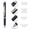 EnerGel Permanent Retractable Rollerball, 0.5mm, Blue ink, 1 Pack of