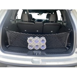 Envelope Style Automotive Elastic Trunk Mesh Cargo Net for Honda Passport 2019-2022 - Premium Trunk Organizers and Storage - Luggage Net for SUV - Best Car Organizer for Honda Passport