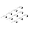 PATIKIL 1/4 Inch Water Pipe Stem Angle Connector 10 Pack