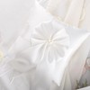ATAILOVE Wedding Ring Pillow, Fairy Pearl Ivory Ring Bearer Cushion