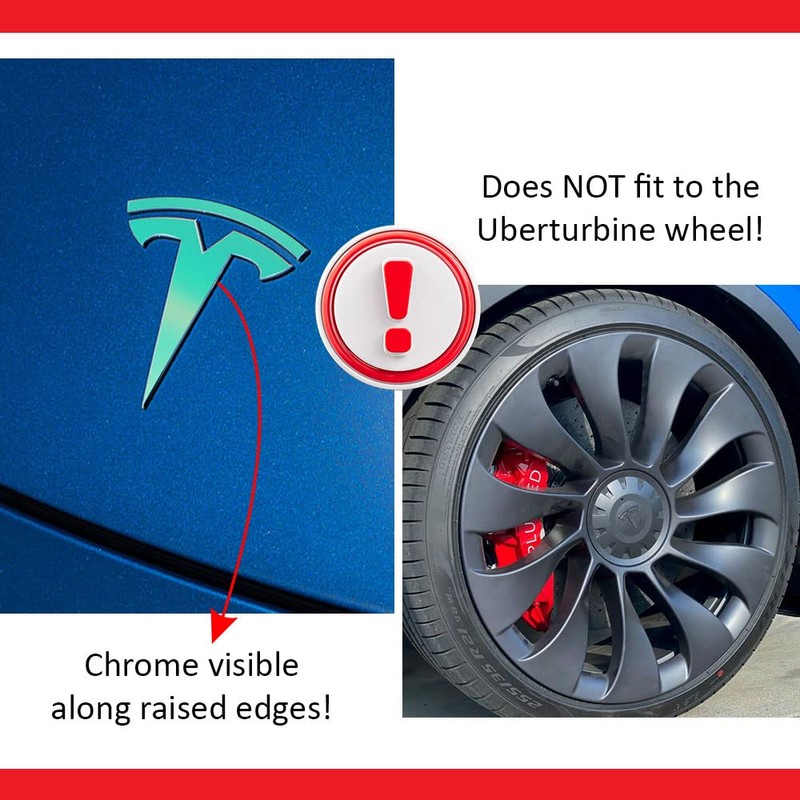 IPG Compatible with Model Y Decal (8 Logo Set) Automobile