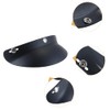 Removable Helmet Visor, Universal Black Visor with 3 Snaps, Open