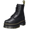 Dr. Martens Women's Audrick 8-Eye Boot Combat, Black Nappa Lux,