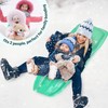 Slippery Racer Downhill Xtreme Flexible Adults and Kids Plastic Toboggan