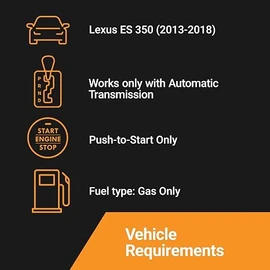Start-X Remote Start kit for Lexus ES 350 2013-2018 || Plug N Pay || Lock 3X to Remote Start || 2013 2014 2015 2016 2017 2018