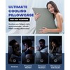 Ice Cooling Pillow Cases for Hot Sleepers, Stay Cool All