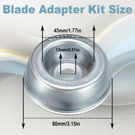 Qiuwanzia Garden Machine Lawn Mower kit Blade Adapter Kit for Stihl Models FS55 FS56 FS81 FS90 FS80 for Husqvarna for Universal String Trimmers Brush Cutter Maintenance Kit with Screwdriver
